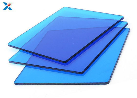 kopen Van het het Dakwerkblad van het perspexpolycarbonaat Transparante Blauwe het Effectweerstand online manufacture