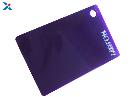 kopen Doorzichtige Purpere Plastic het Blad1.2g/cm3 Dichtheid van de Plexiglaskleur online manufacture