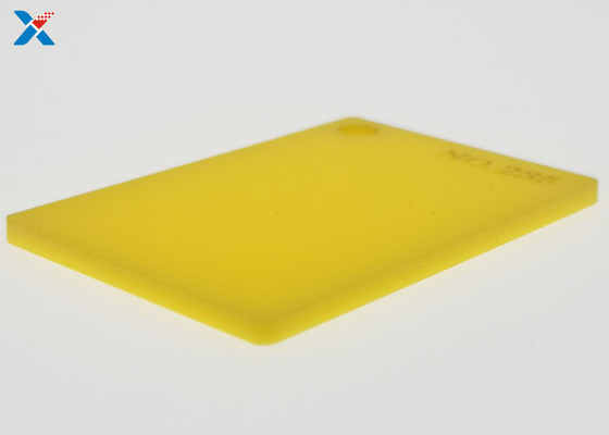 kopen 8x4 het gele Acrylblad dreef Plexi-Glasraad uit die aan Grootte wordt gesneden online manufacture