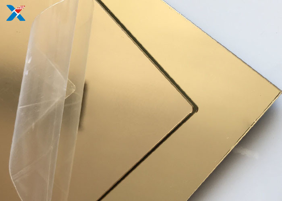 kopen Gouden 2mm Acryl van de Muurplexi van het Spiegelblad Decoratief het Glascomité online manufacture