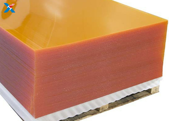 Aangepaste Plastic Acryl het Perspexraad van het Bladen Oranje Dakwerk