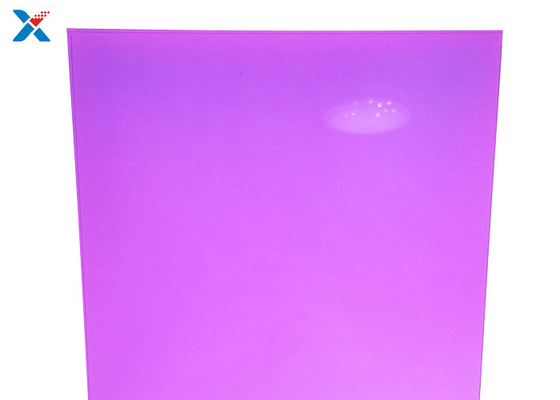 Doorzichtige Purpere Plastic het Blad1.2g/cm3 Dichtheid van de Plexiglaskleur