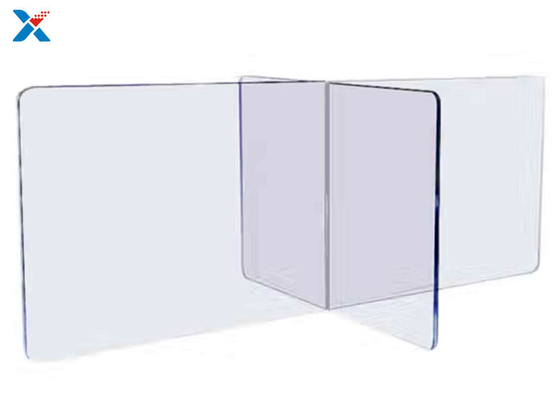Kassierbeschermingsbarrières Heldere acrylplaten voor hoestbescherming