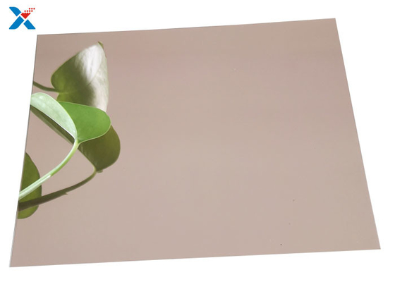 8x4 acrylspiegelblad dat aan Grootte Grote Rose Gold Perspex Board wordt gesneden